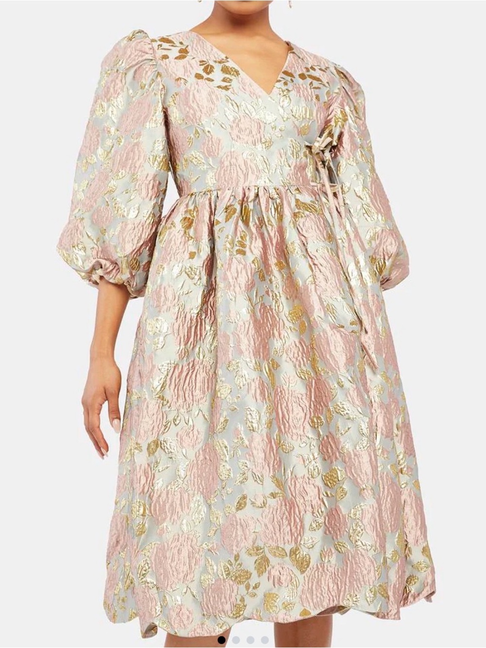 Sister Jane floral spectrum wrap dress